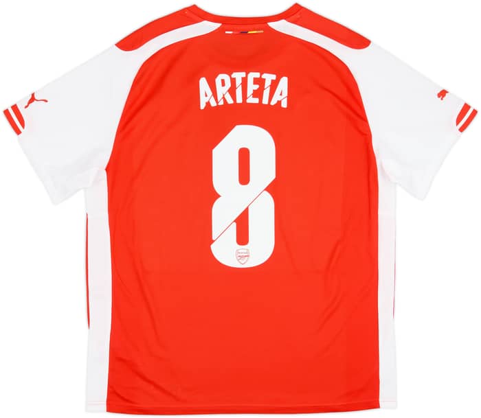 2014-15 Arsenal Camiseta Local Arteta #8 - 8/10 - (XL)