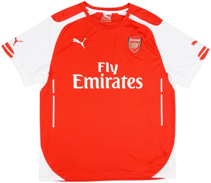 2014-15 Arsenal Camiseta Local Arteta #8 - 8/10 - (XL)