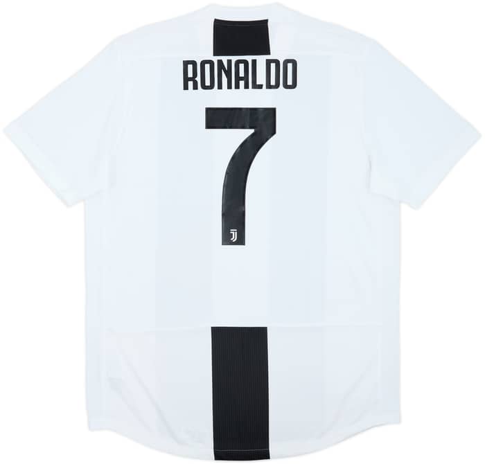 2018-19 Juventus Authentic Home Shirt Ronaldo #7 - 8/10 - (XL)
