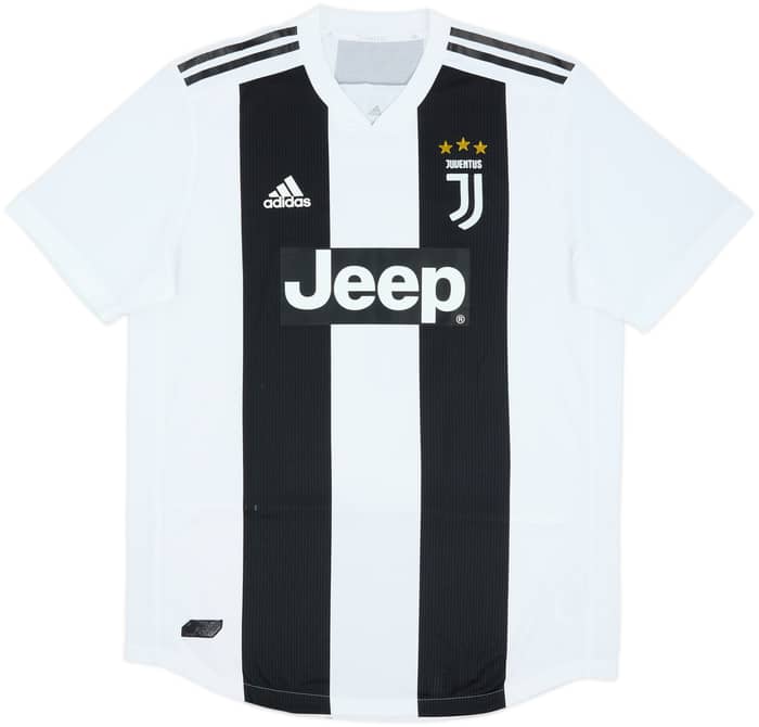 2018-19 Juventus Authentic Home Shirt Ronaldo #7 - 8/10 - (XL)