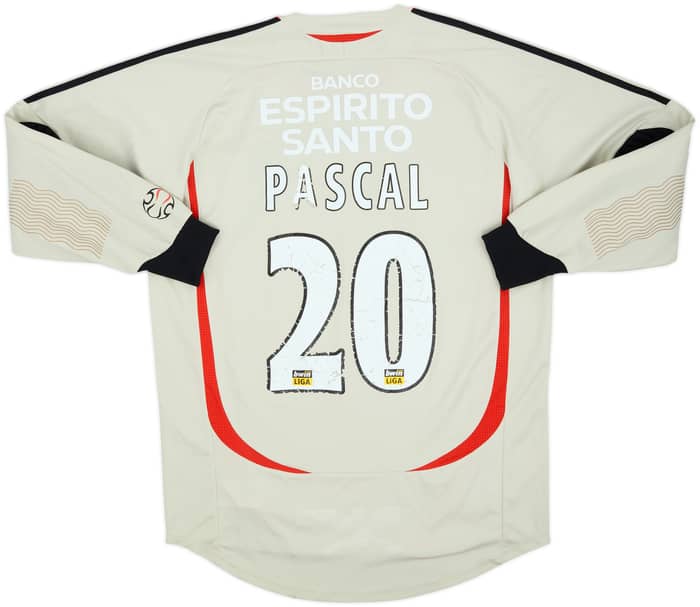 2006-07 Benfica GK Shirt Pascal #20 - 5/10 - (M)