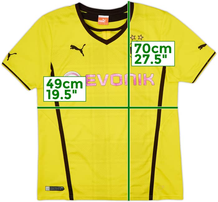 2013-14 Borussia Dortmund Home Shirt - 5/10 - (M)