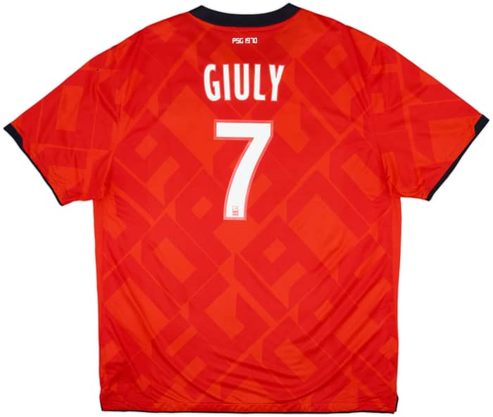 2010-12 Paris Saint-Germain '40 ANS' Home/Third Shirt Giuly #7 - 5/10 - (XXL)