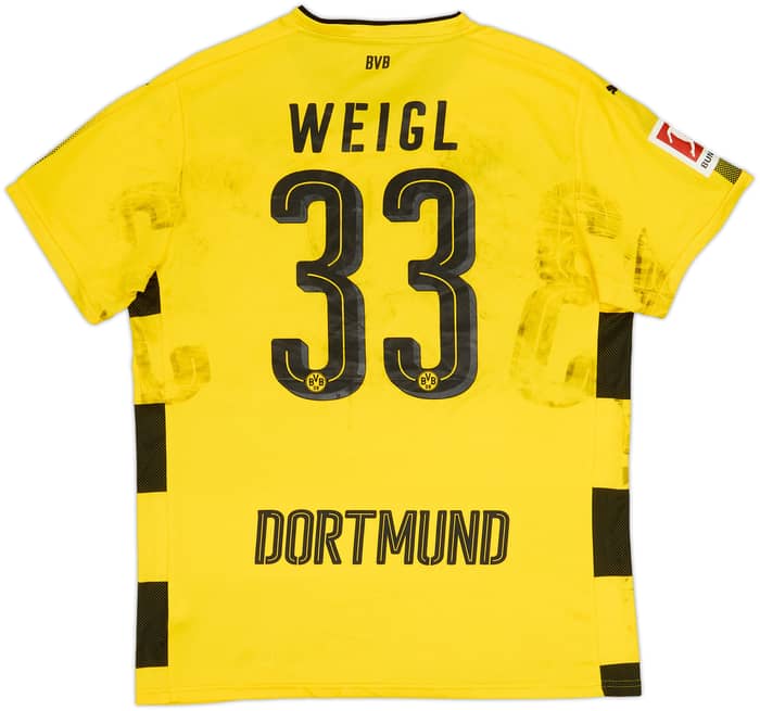 2017-18 Borussia Dortmund Home Shirt Weigl #33 - 4/10 - (XL)