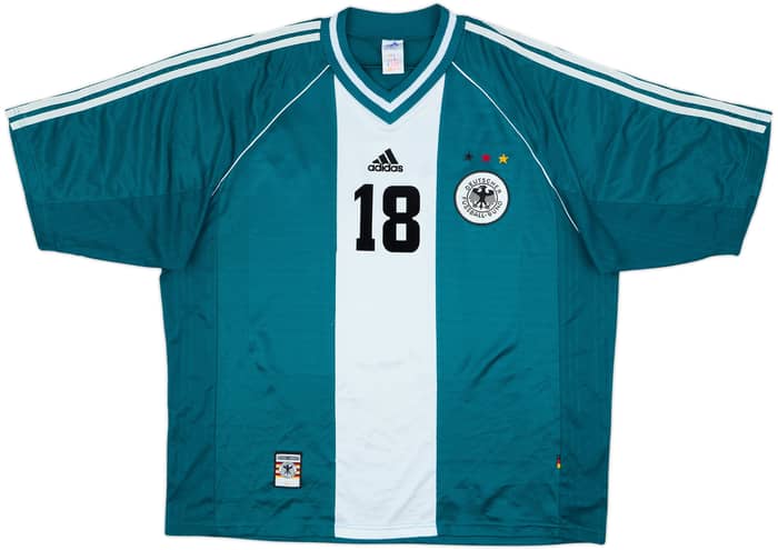 1998-00 Germany Away Shirt Klinsmann #18 - 6/10 - (XXL)