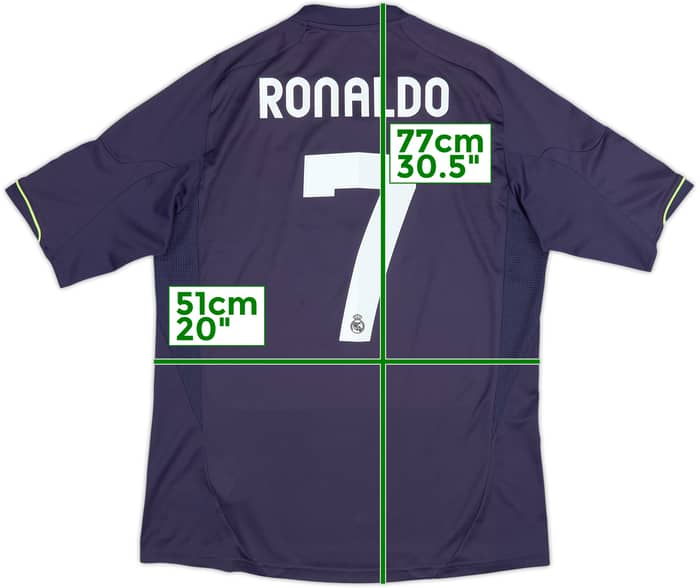 2012-13 Real Madrid Away Shirt Ronaldo #7 - 7/10 - (L)
