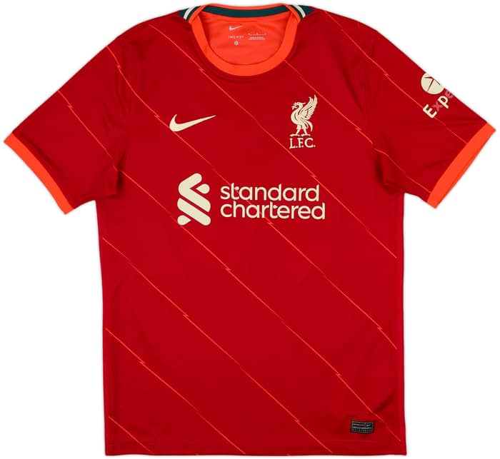 2021-22 Liverpool Home Shirt M.Salah #11 - 5/10 - (M)