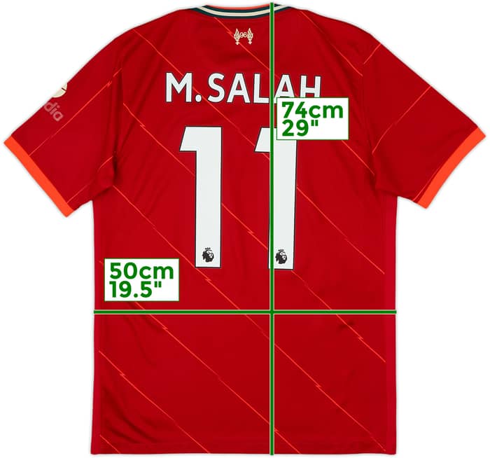 2021-22 Liverpool Home Shirt M.Salah #11 - 5/10 - (M)