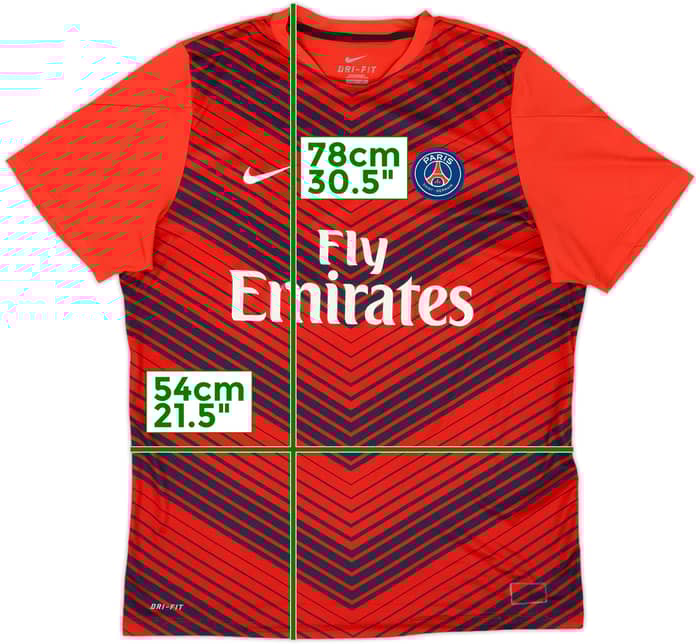 2014-15 Paris Saint-Germain Nike Training Shirt - 5/10 - (XL)