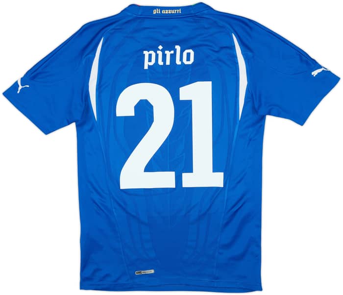 2010-12 Italy Home Shirt Pirlo #21 - 6/10 - (S)