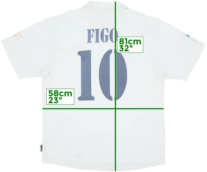 2001 Real Madrid Camiseta Local - 4/10 - (L)