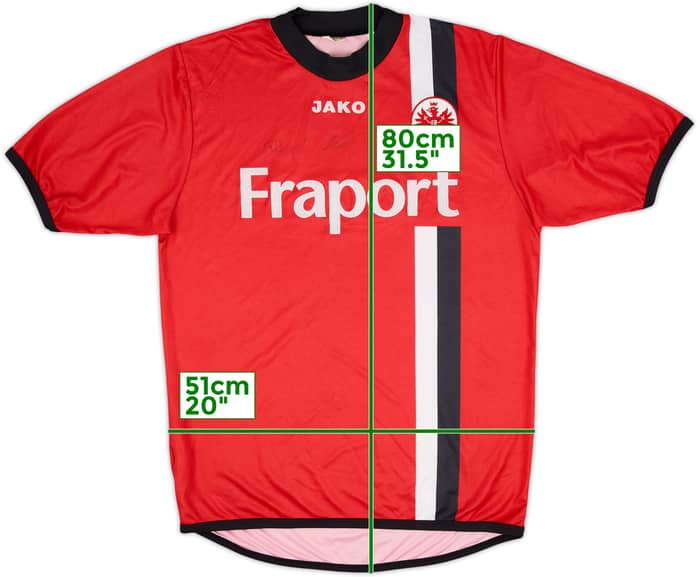 2005-06 Eintracht Frankfurt Signed Home Shirt - 8/10 - (M/L)