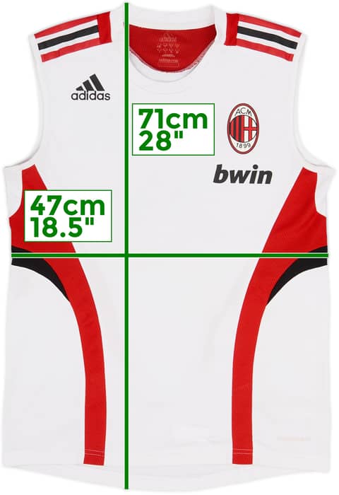 2008-09 AC Milan adidas Training Vest - 8/10 - (M)