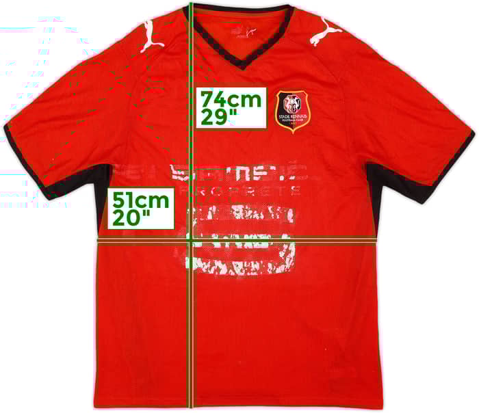 Camiseta de local del Stade Rennais 2008-09 - 3/10 - (M)