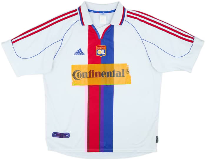 Camiseta de local del Lyon 2000-01 Edmilson #3 - 5/10 - (L)