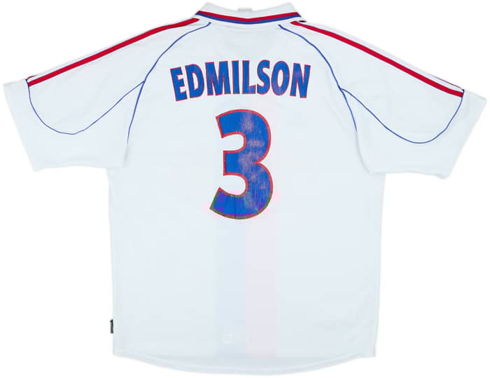 Camiseta de local del Lyon 2000-01 Edmilson #3 - 5/10 - (L)