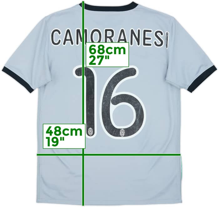 2009-10 Juventus Away Shirt Camoranesi #16 - 7/10 - (XL.Boys)