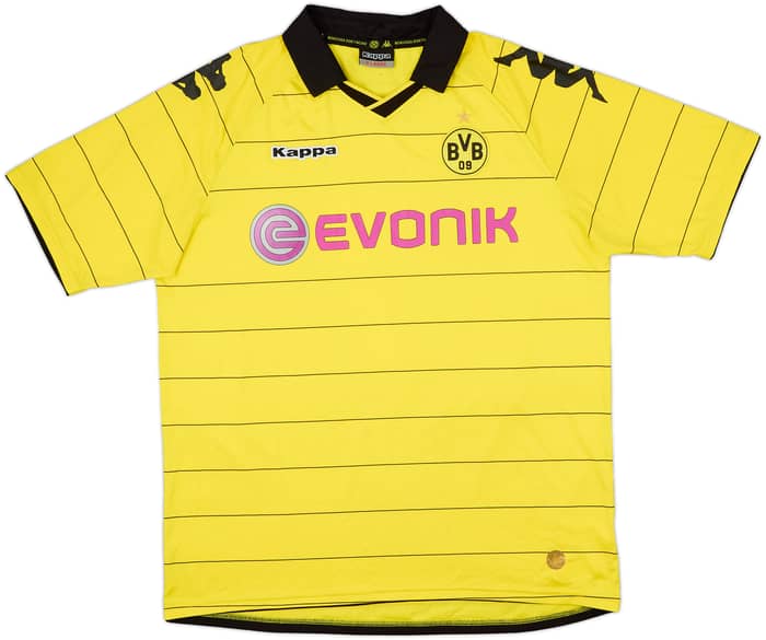 2010-11 Borussia Dortmund Home Shirt Lewandowski #7 - 9/10 - (XL)
