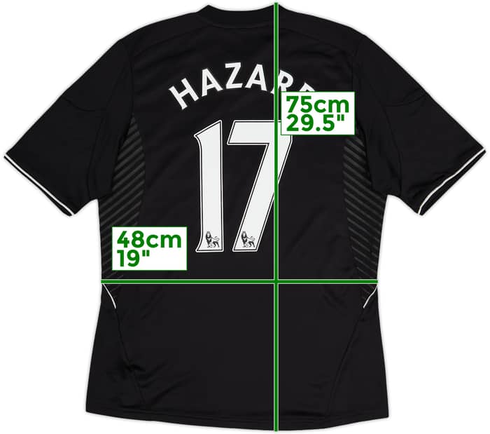 Camiseta de la tercera equipación del Chelsea 2013-14 Hazard #17 - 8/10 - (M)