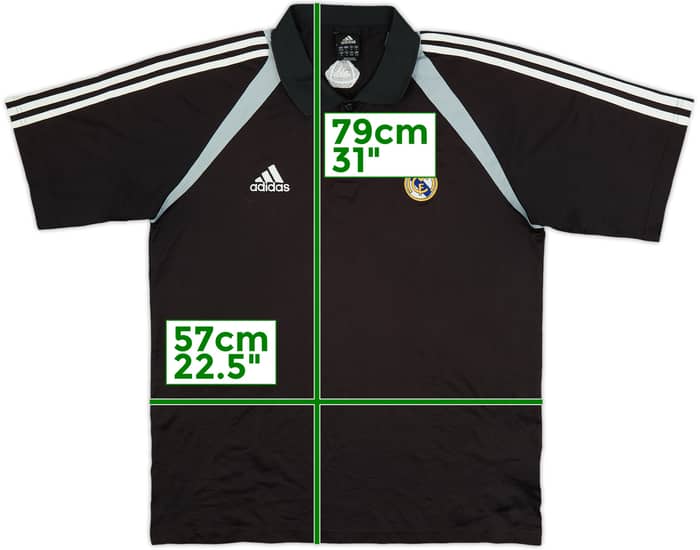 2004-05 Real Madrid adidas Polo Shirt - 7/10 - (L/XL)