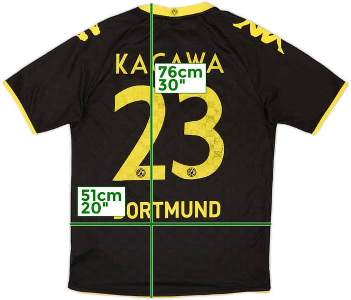 Camiseta de visitante del Borussia Dortmund 2010-11 Kagawa #23 - 6/10 - (L)
