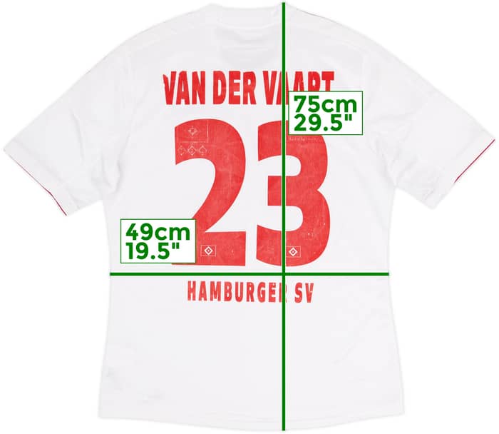 Camiseta de local del Hamburg '125 años' 2012-13 Van Der Vaart #32 - 6/10 - (M)