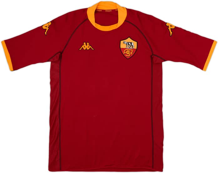 2002-03 Roma Home Shirt Totti #10 - 8/10 - (XL)