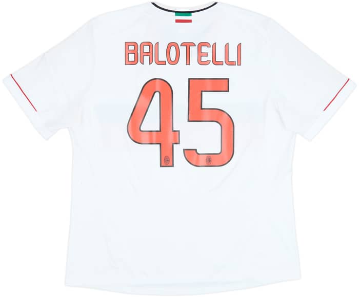 2012-13 AC Milan Away Shirt Balotelli #45 - 8/10 - (XXL)