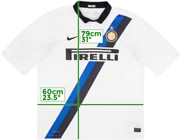 2011-12 Inter de Milán Camiseta Visitante - 5/10 - (XL)