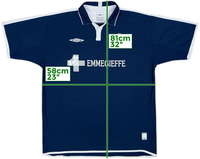 2003-04 Grumellese Away Shirt #8 - 8/10 - (XL)