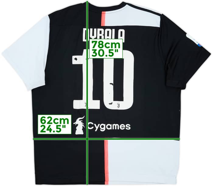 2019-20 Juventus Home Shirt Dybala #10 - 4/10 - (XXL)