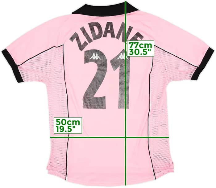 1997-98 Juventus Centenary Away Shirt Zidane #21 - 6/10 - (M)