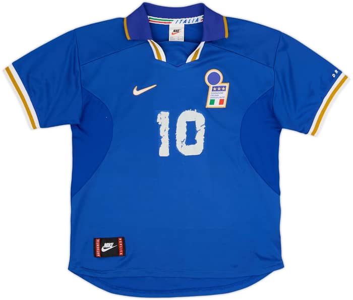 1996-97 Italy Home Shirt #10 - 4/10 - (XL.Boys)