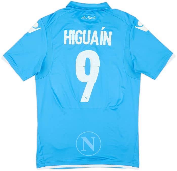 2014-15 Napoli Home Shirt Higuain #9 - 4/10 - (XXL)