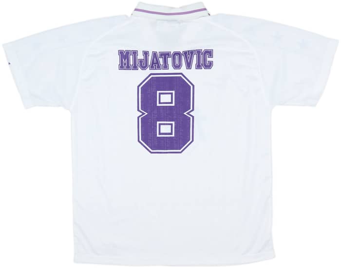 1996-97 Real Madrid Taquy Home Shirt Mijatovic #8 - 8/10 - (XL)