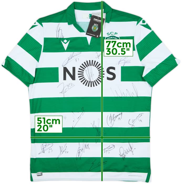 Camiseta de local firmada del Sporting CP 2019-20 (L)