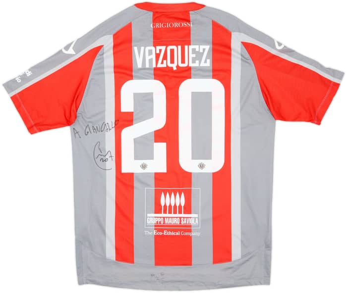 Camiseta de local firmada del Cremonese 2023-24 Vazquez #20 (L)
