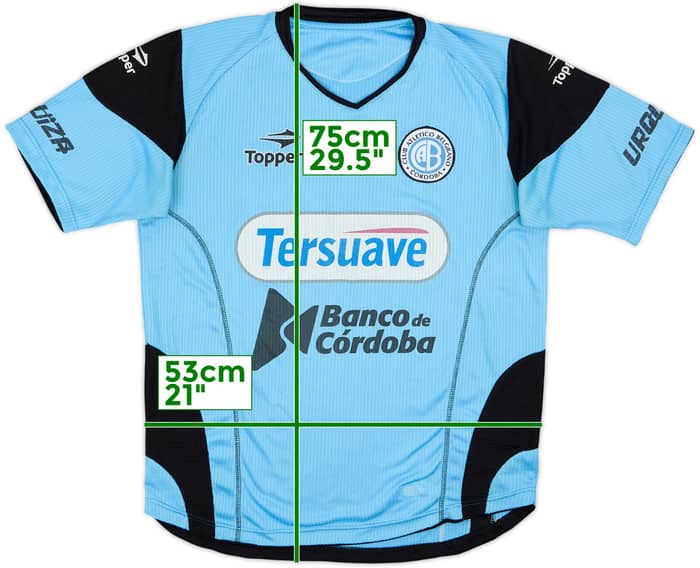 Camiseta de local del Belgrano 2009-10 - 4/10 - (L)