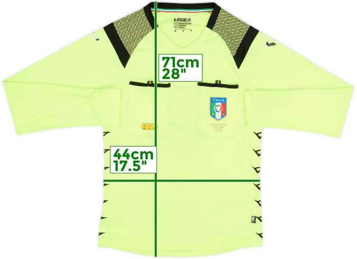 Camiseta Legea de árbitro de manga larga de Italia 2019-20 - 4/10 - (M)