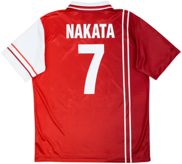 1998-99 Perugia Home Shirt Nakata #7 - 8/10 - (XL)