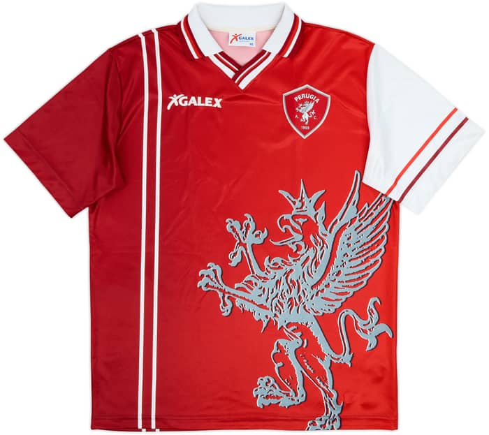 1998-99 Perugia Home Shirt Nakata #7 - 8/10 - (XL)