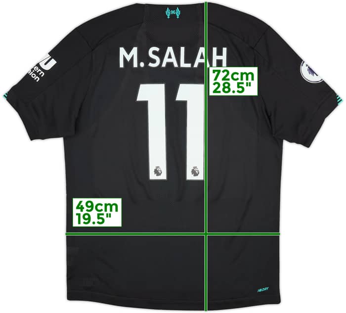 2019-20 Liverpool Tercera Camiseta M.Salah #11 - 9/10 - (M)
