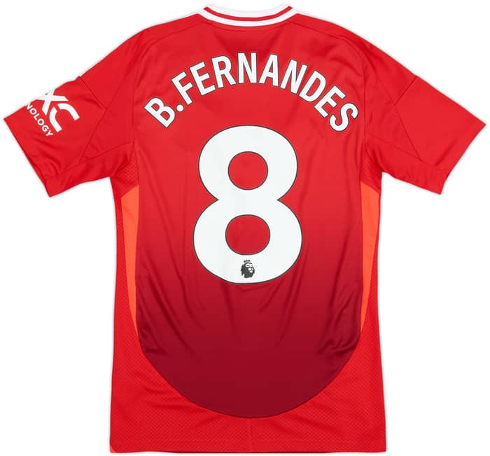 2024-25 Manchester United Home Shirt B.Fernandes #8 - 9/10 - (XS)