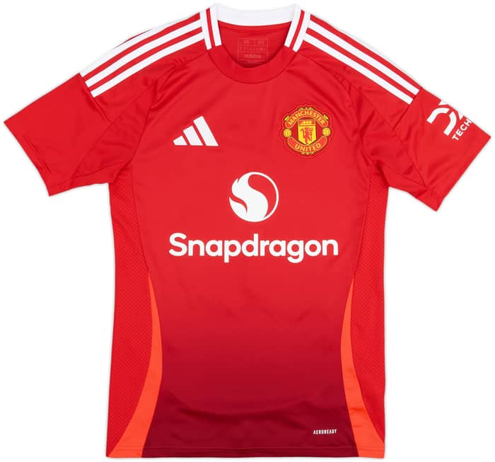 2024-25 Manchester United Home Shirt B.Fernandes #8 - 9/10 - (XS)