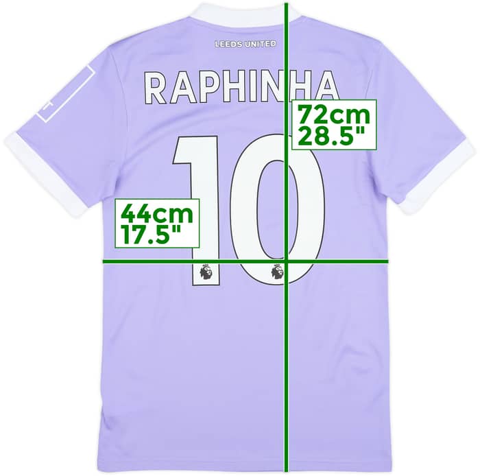2021-22 Leeds United Third Shirt Raphinha #10 - 9/10 - (XS)