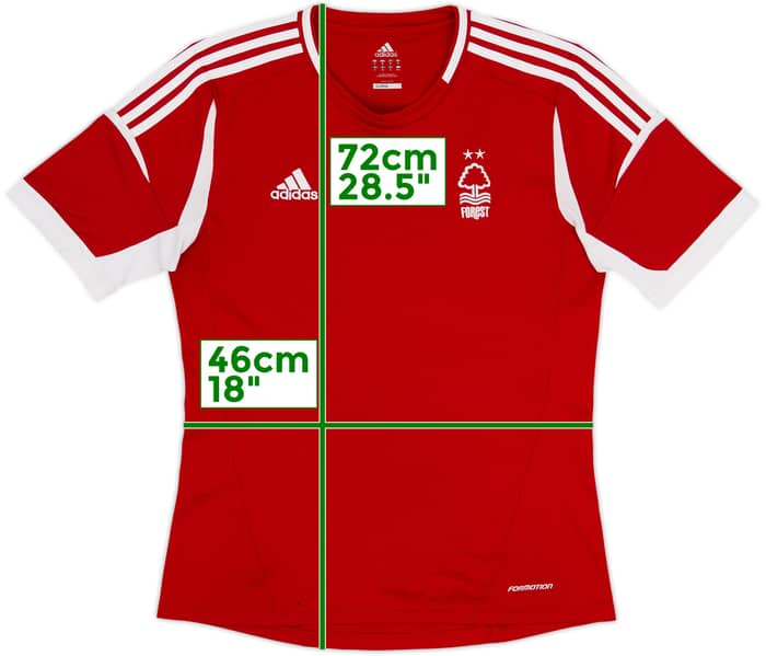 2012-13 Nottingham Forest Home Shirt - 8/10 - (M)