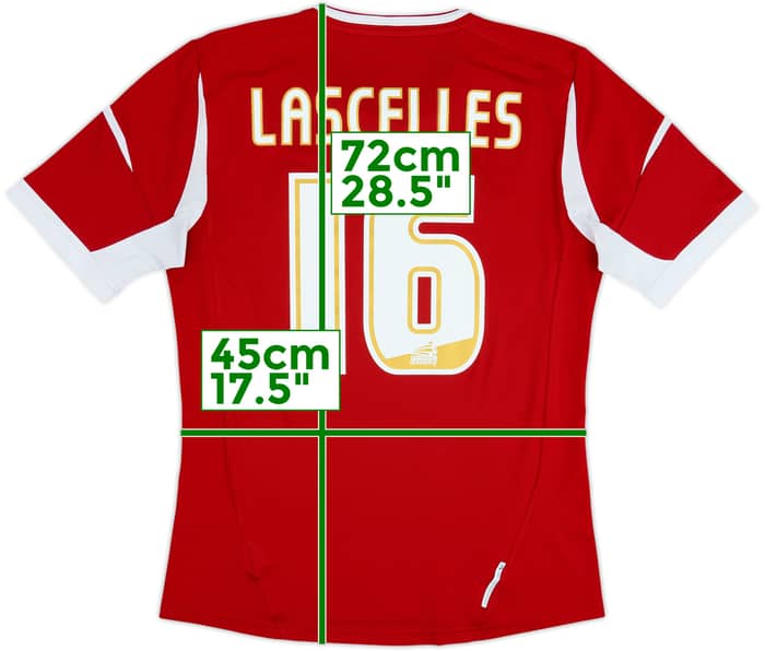 Camiseta de local del Nottingham Forest 2013-14 Lascelles #16 - 6/10 - (M)