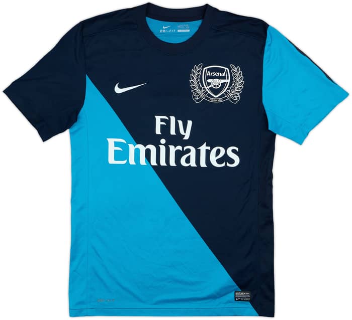 2011-12 Arsenal Away Shirt D MAN #4 EVA - 9/10 - (S)
