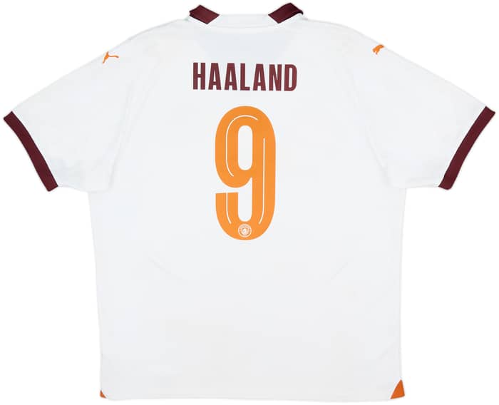 2023-24 Manchester City Away Shirt Haaland #9 - 6/10 - (XL)