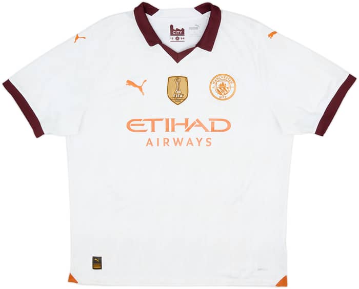 2023-24 Manchester City Away Shirt Haaland #9 - 6/10 - (XL)